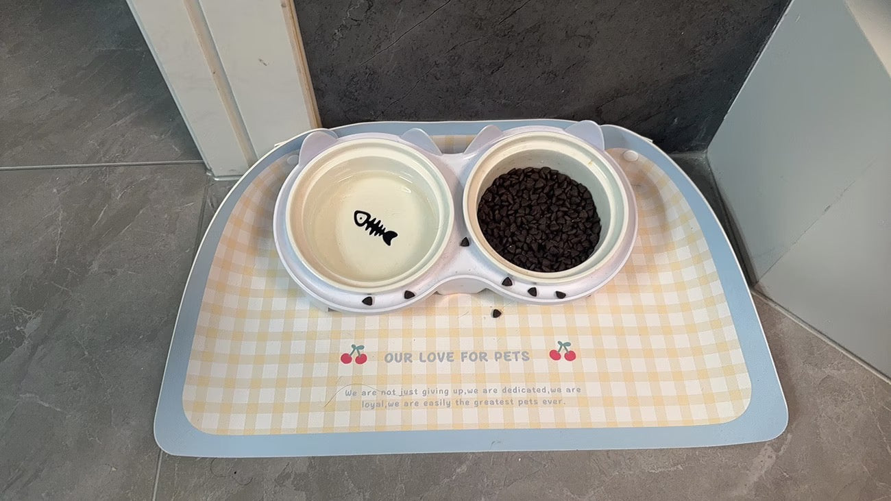 PU皮革寵物防灑餐墊