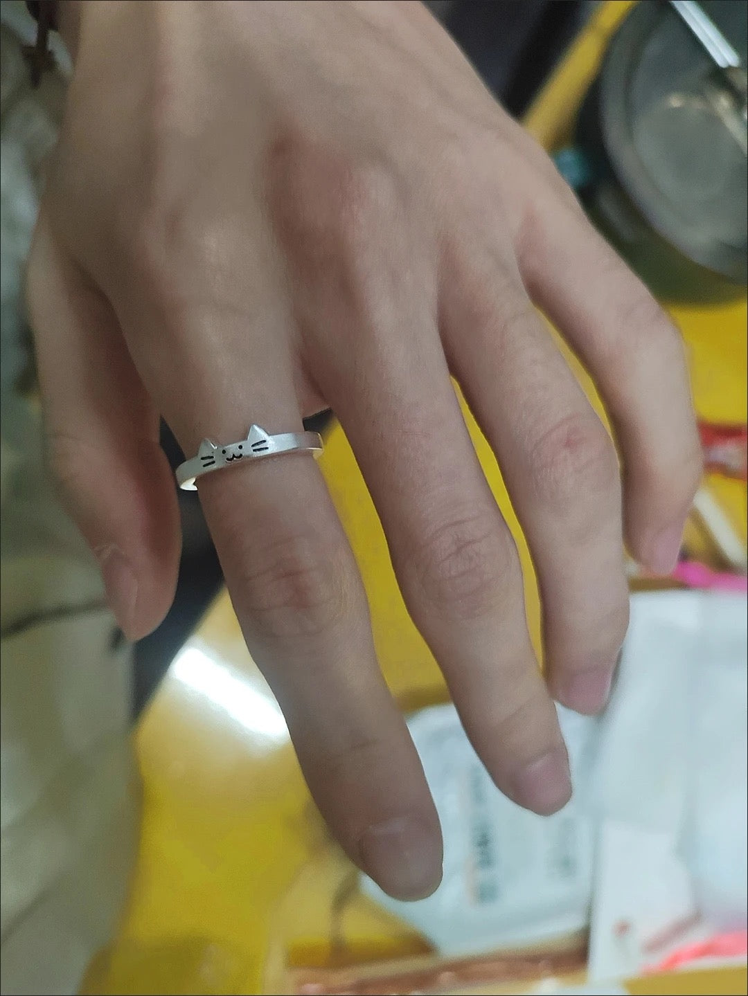 小貓小狗情侶對戒