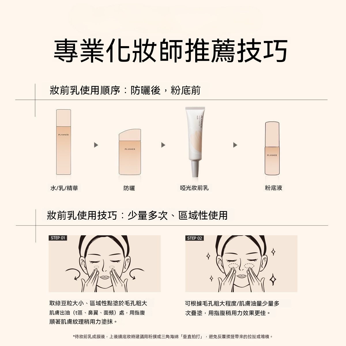 隱毛孔妝前飾乳