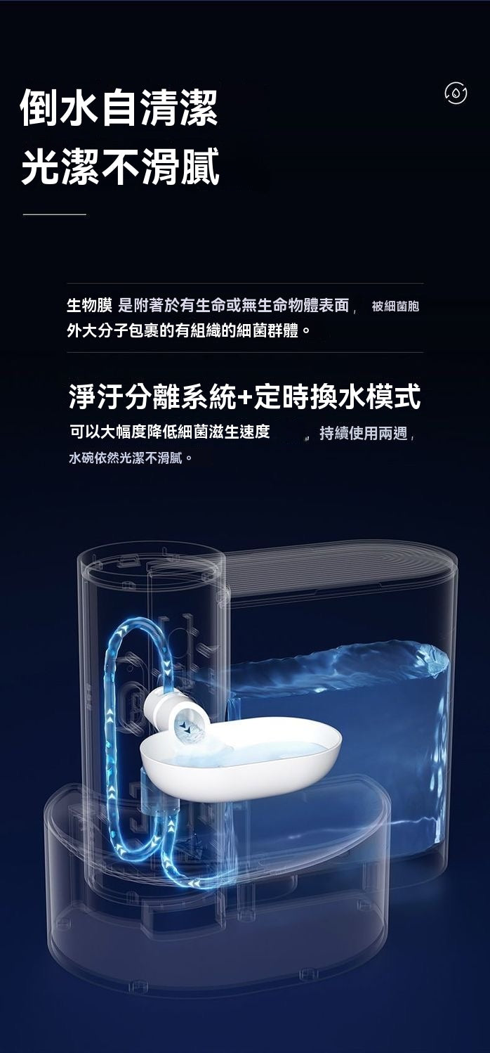 智能傾倒式寵物飲水機