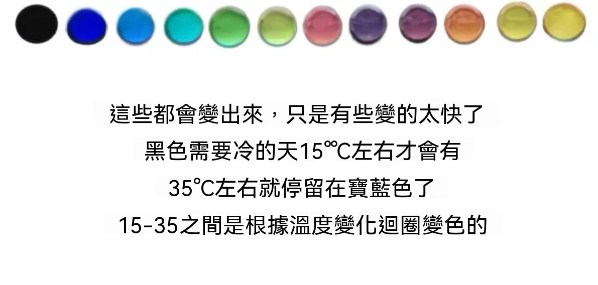冰安糯感溫變色愛心項鍊
