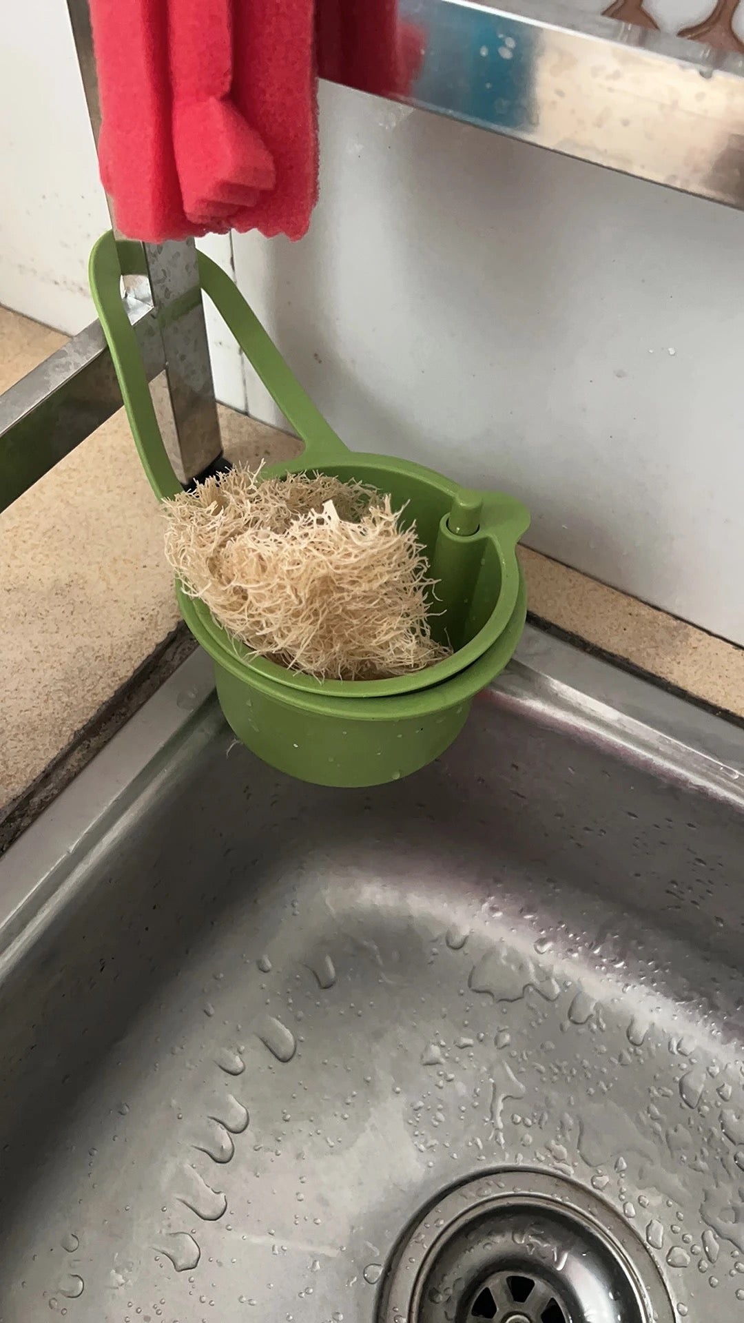 廚房水槽掛式瀝水過濾籃