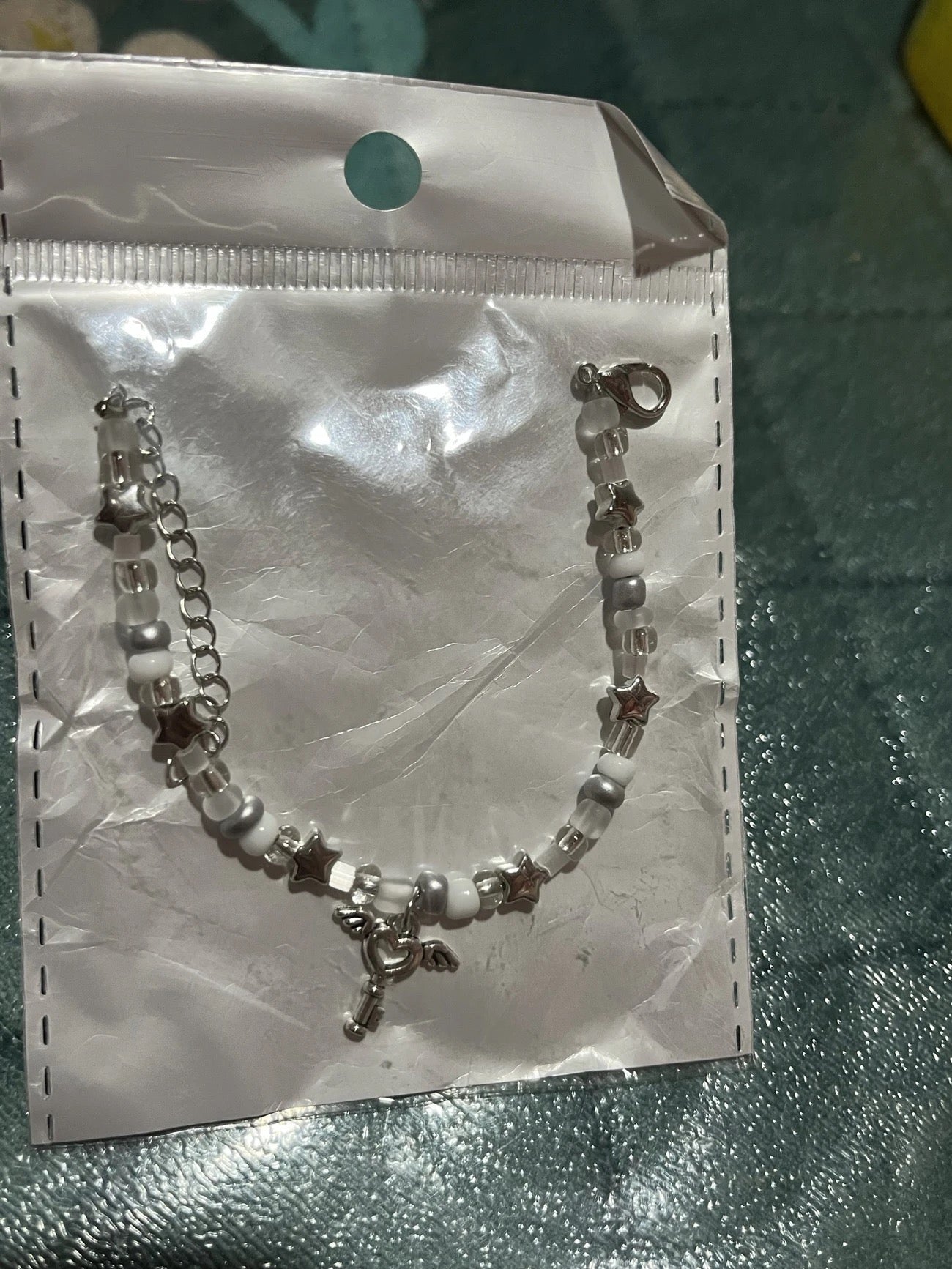 心鎖與鑰匙情侶串珠手鍊