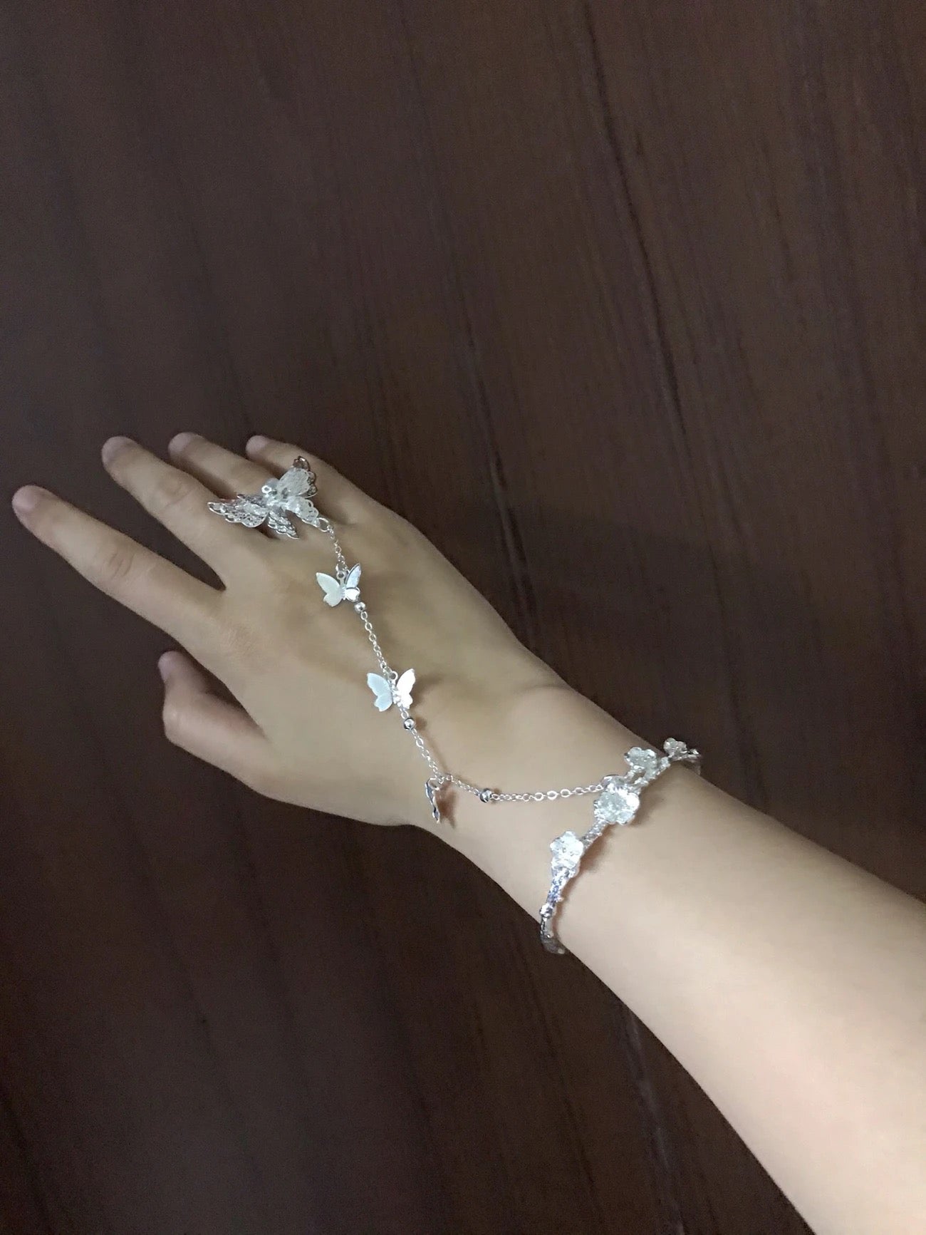 天官賜福花城謝憐銀蝶手鐲
