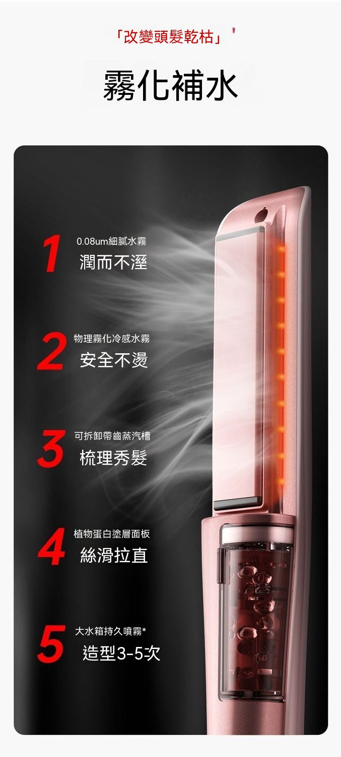 冷霧負離子直捲兩用直板夾