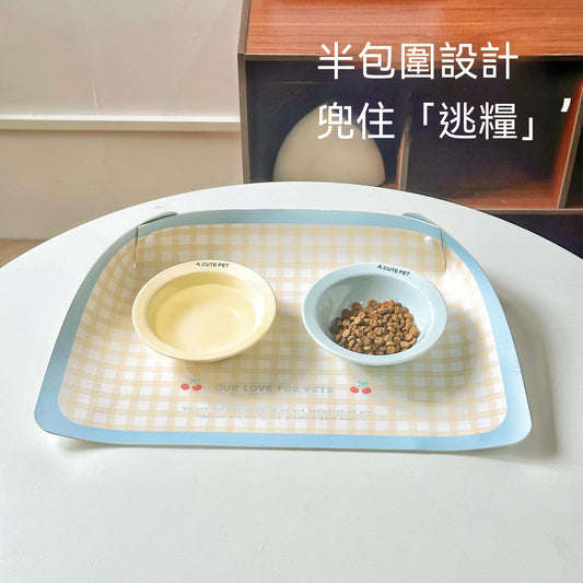 PU皮革寵物防灑餐墊