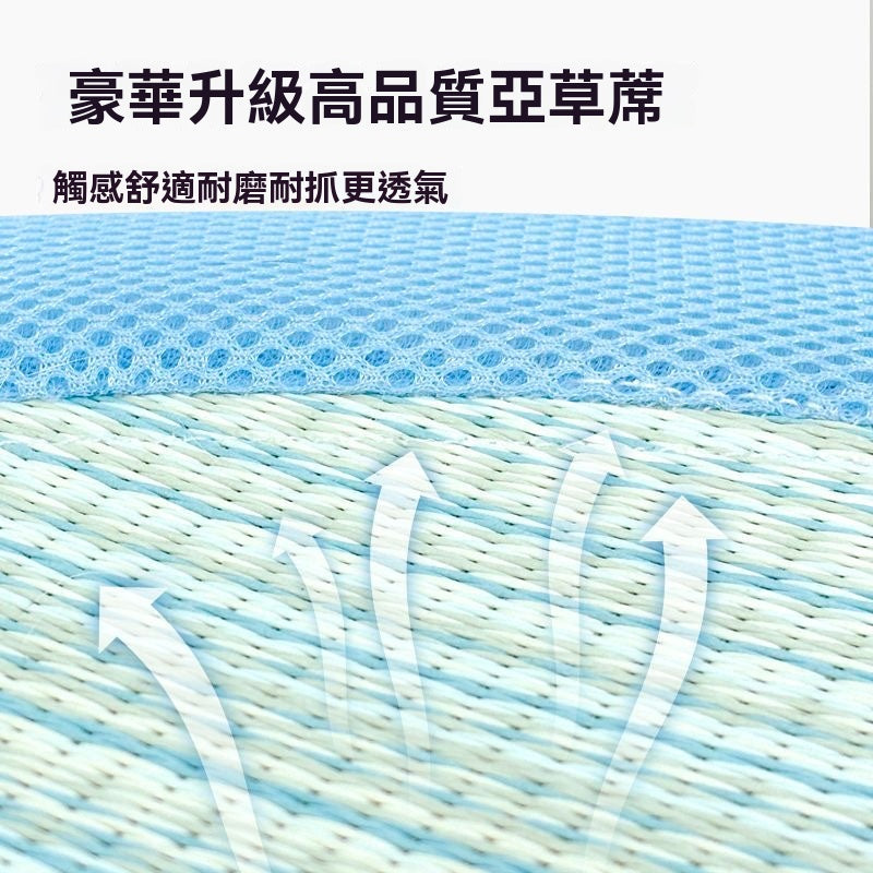 雙層圓形亞草席貓窩（加大號離地吊床