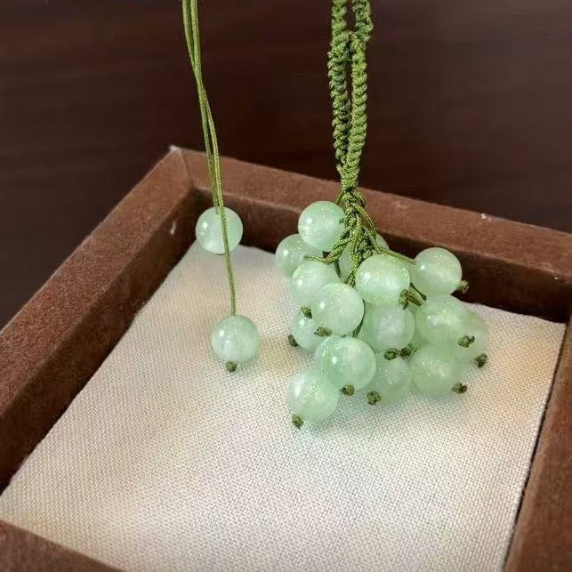 感光變色青提葡萄掛飾DIY手作材料包