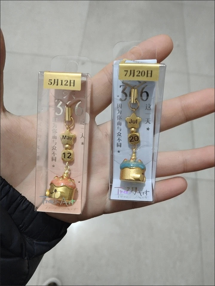 366天專屬生日紀念吊飾
