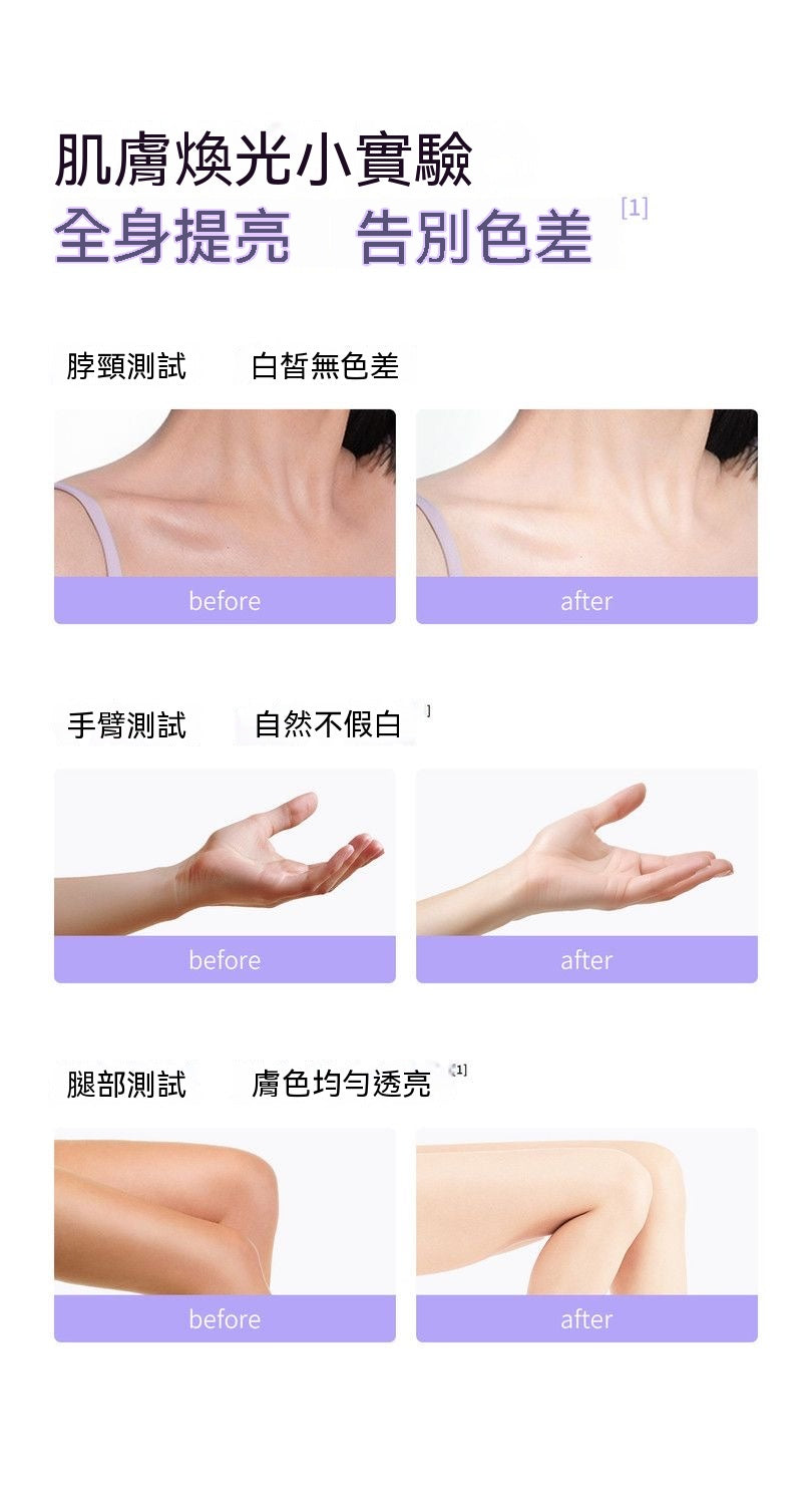 白玫瑰懶人身體素顏霜