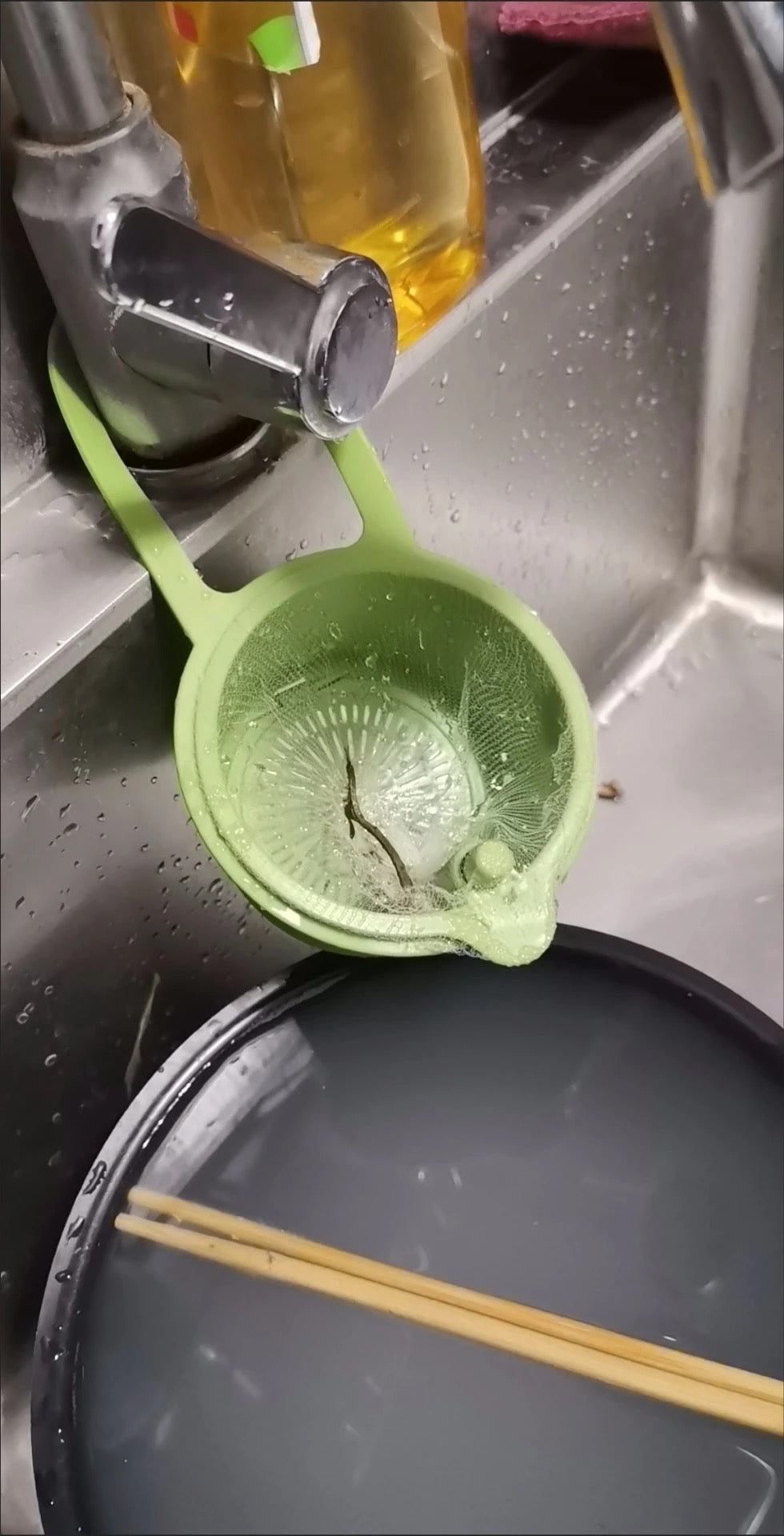 廚房水槽掛式瀝水過濾籃