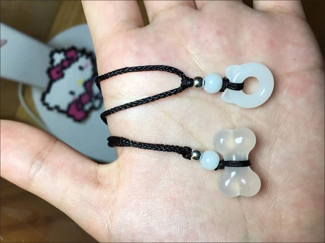 小狗貓貓骨頭情侶項鍊