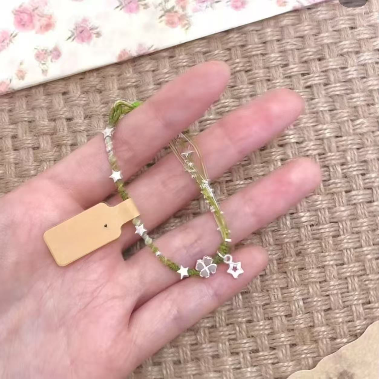 繁星點點四葉草幸運星手繩