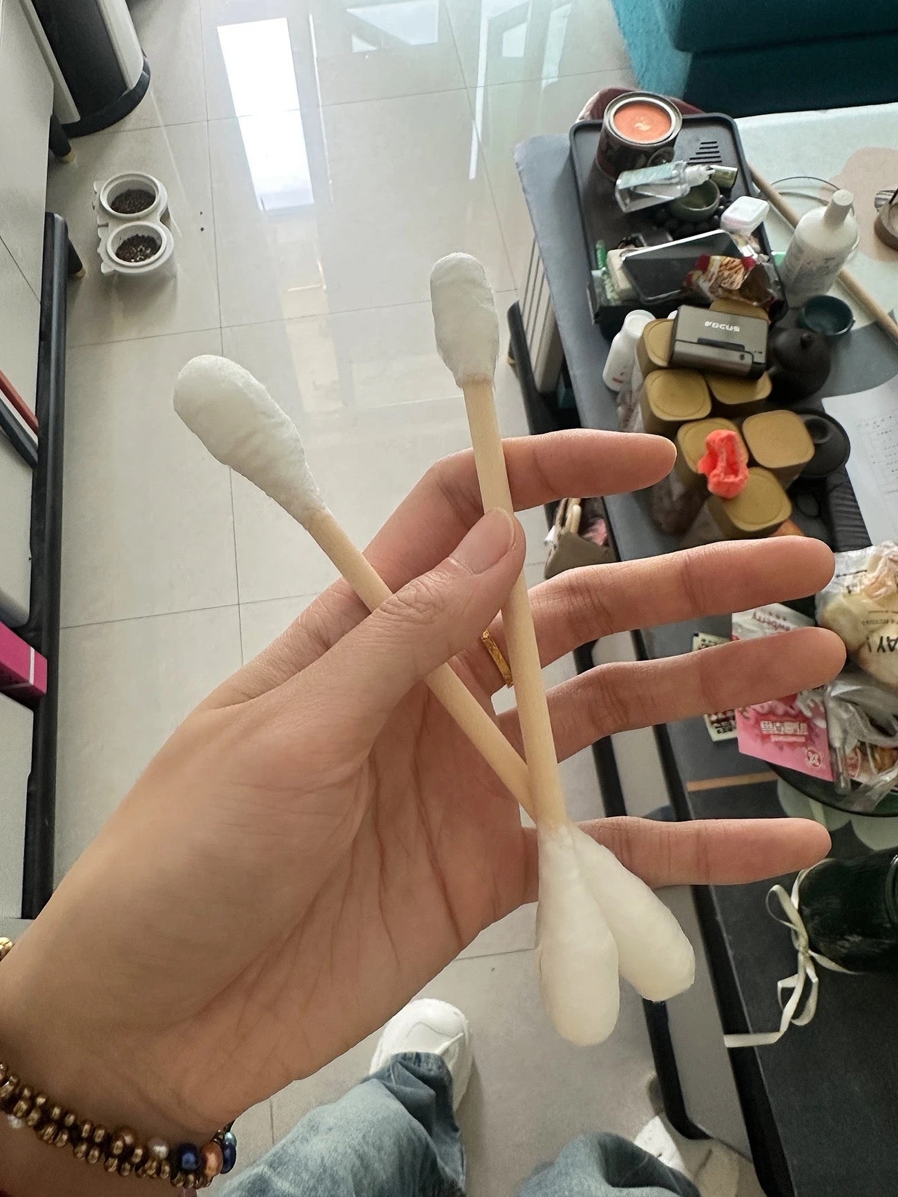 羊毛氈大棉簽逗貓棒