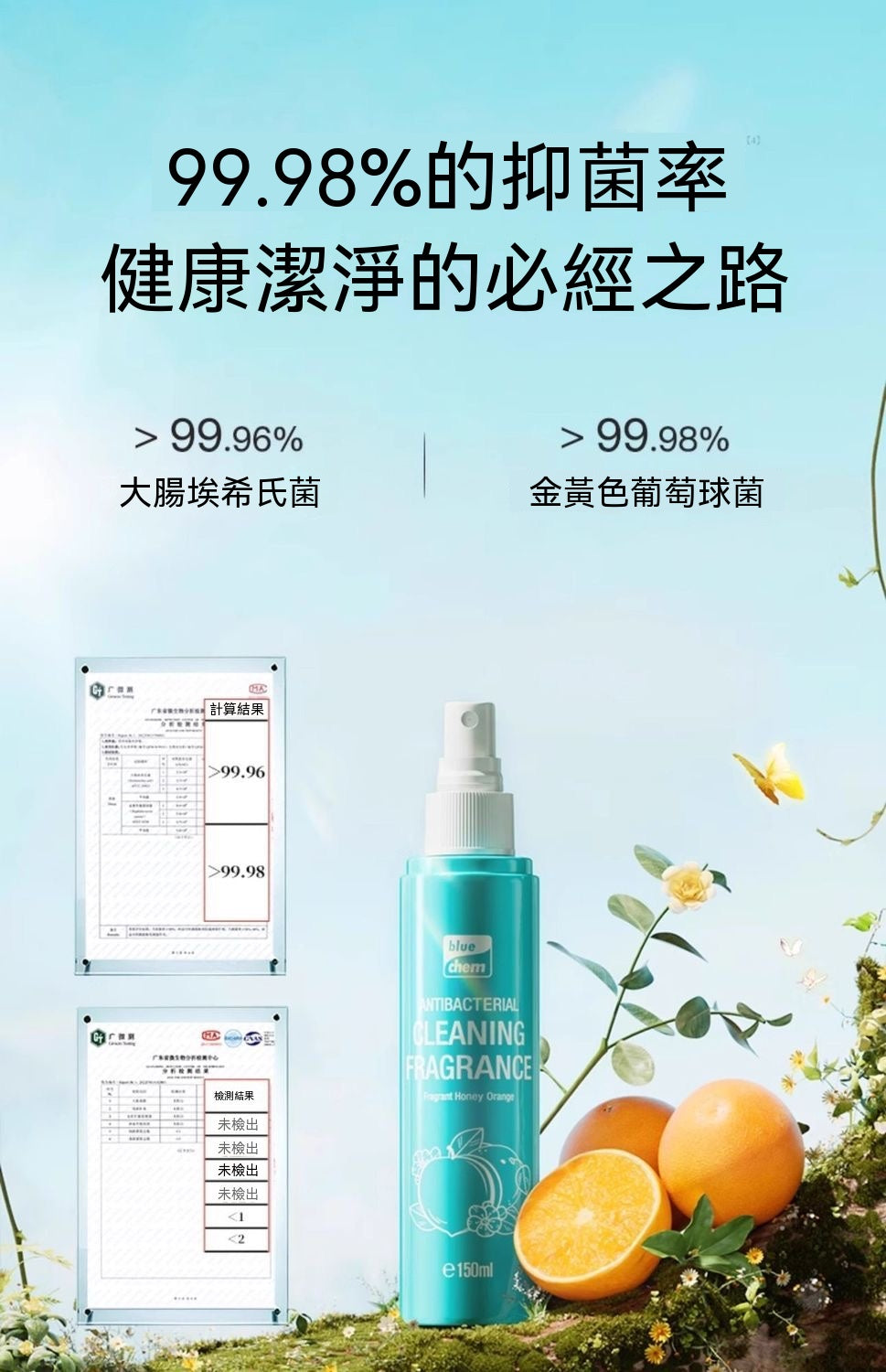 汽車內飾香氛抑菌清潔噴霧