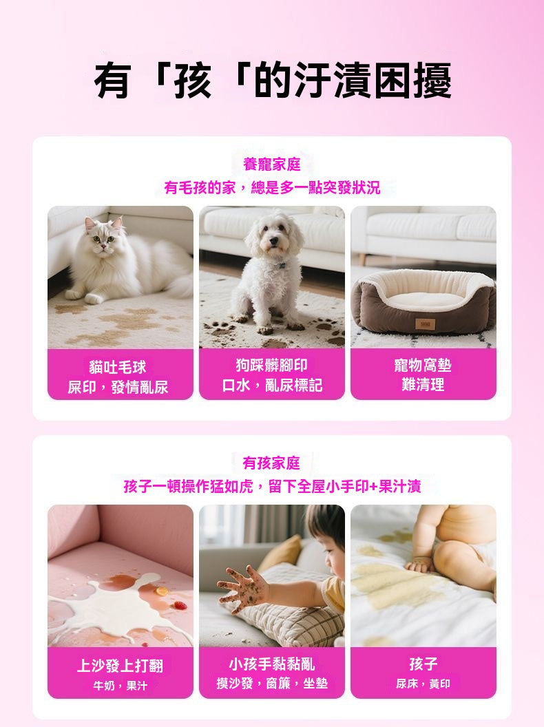 居家清潔神器去漬噴霧