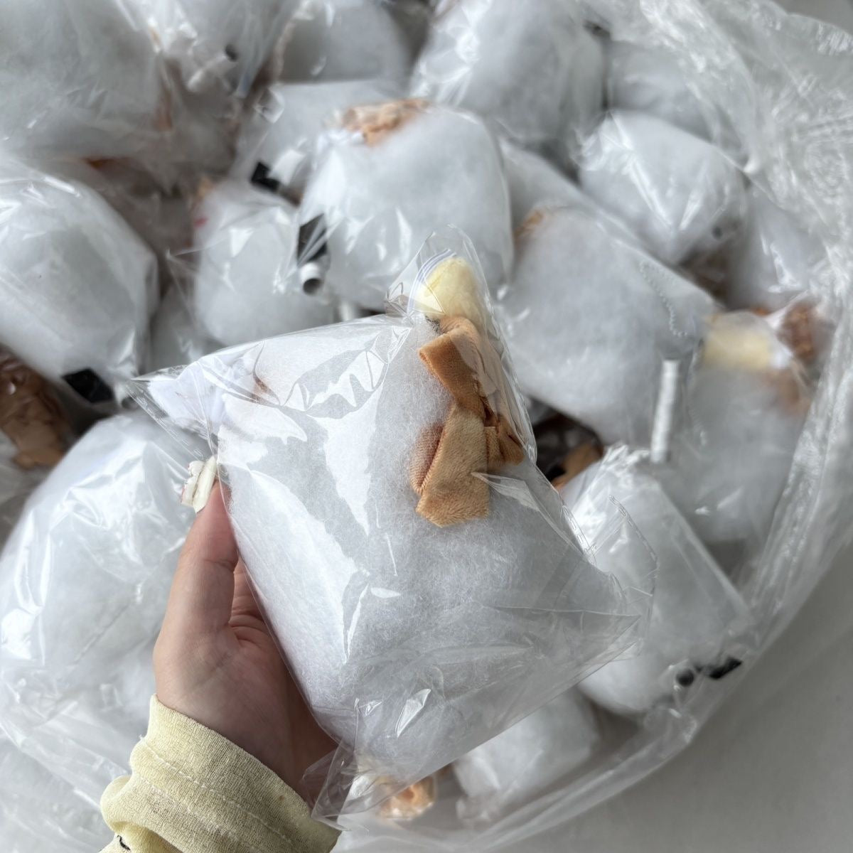 輕鬆熊手做自縫毛絨掛件DIY材料包