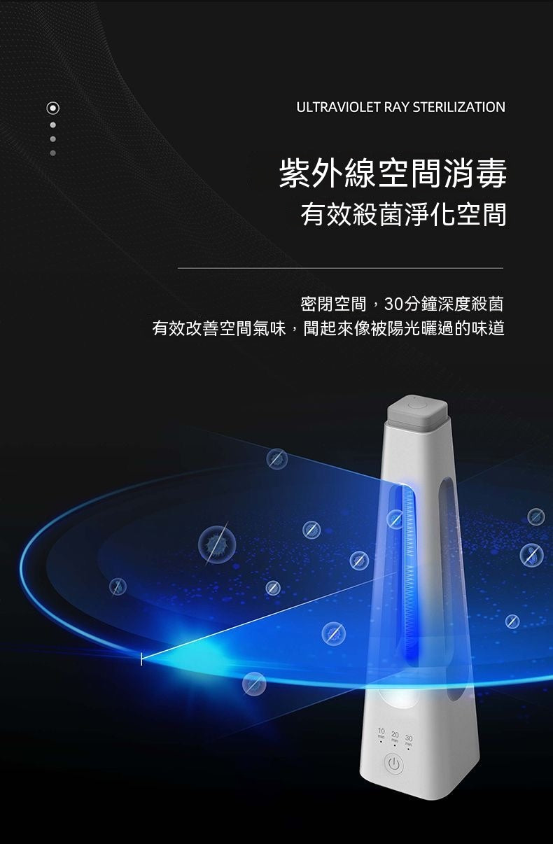 母嬰級無線充電式紫外線燈