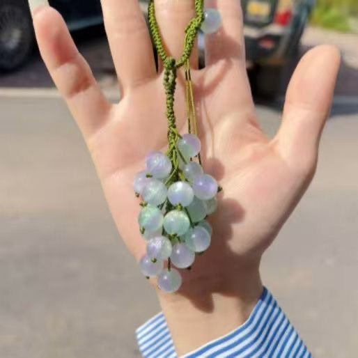 感光變色青提葡萄掛飾DIY手作材料包