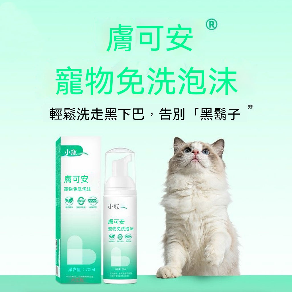 貓咪黑下巴救星免洗泡沫