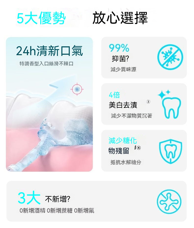 雙層精油搖搖瓶漱口水