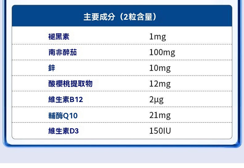 UPSA七合一睡眠軟糖