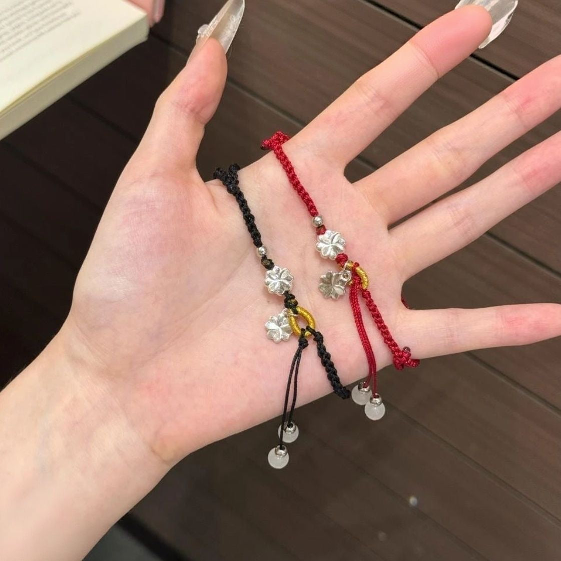 幸運四葉草編織手繩