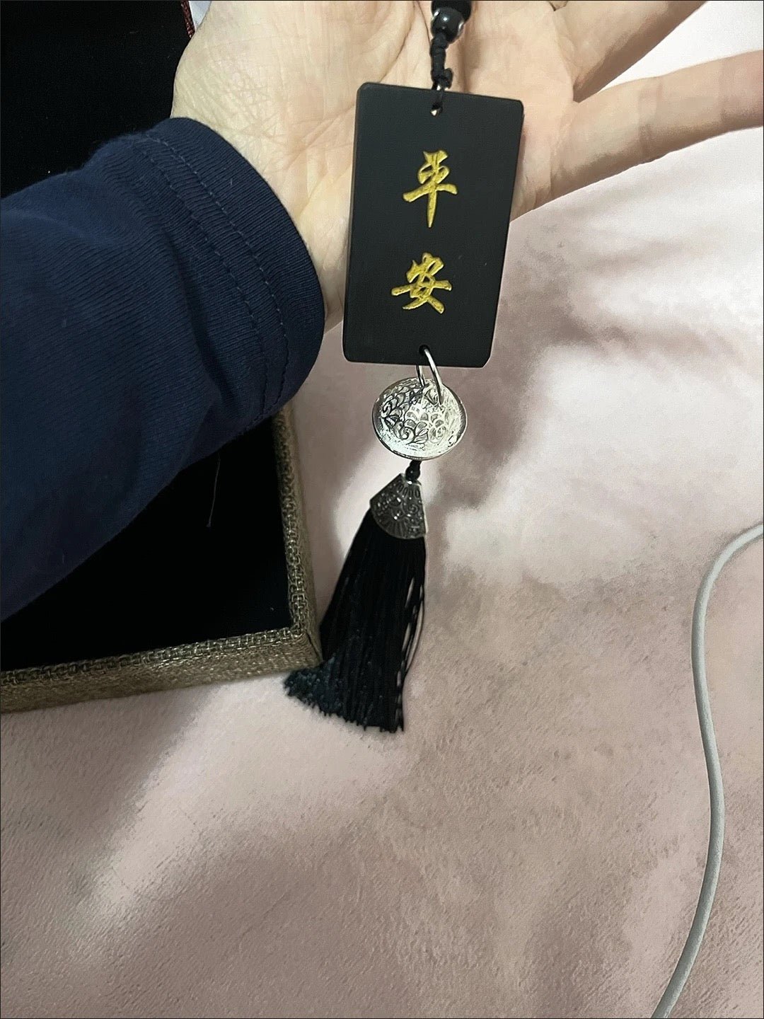 中秋DIY玉兔茉莉平安車掛掛件
