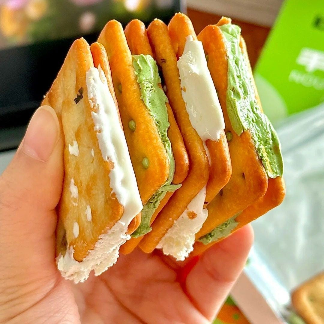 古早味蔥香牛軋蘇打餅