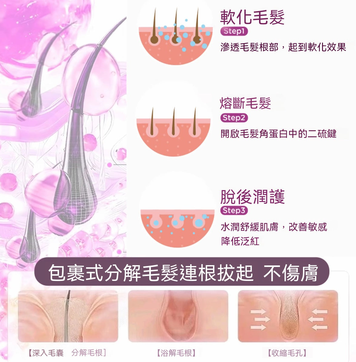 雲感絲滑脫毛慕斯