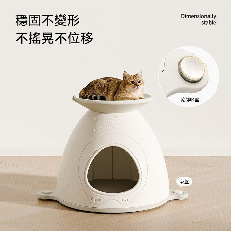 四季雙層貓窩（半封閉式貓房）