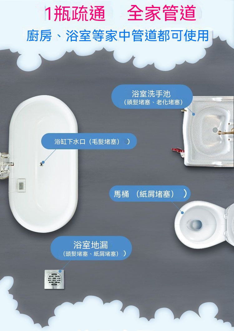 泡沫管道疏通除臭劑