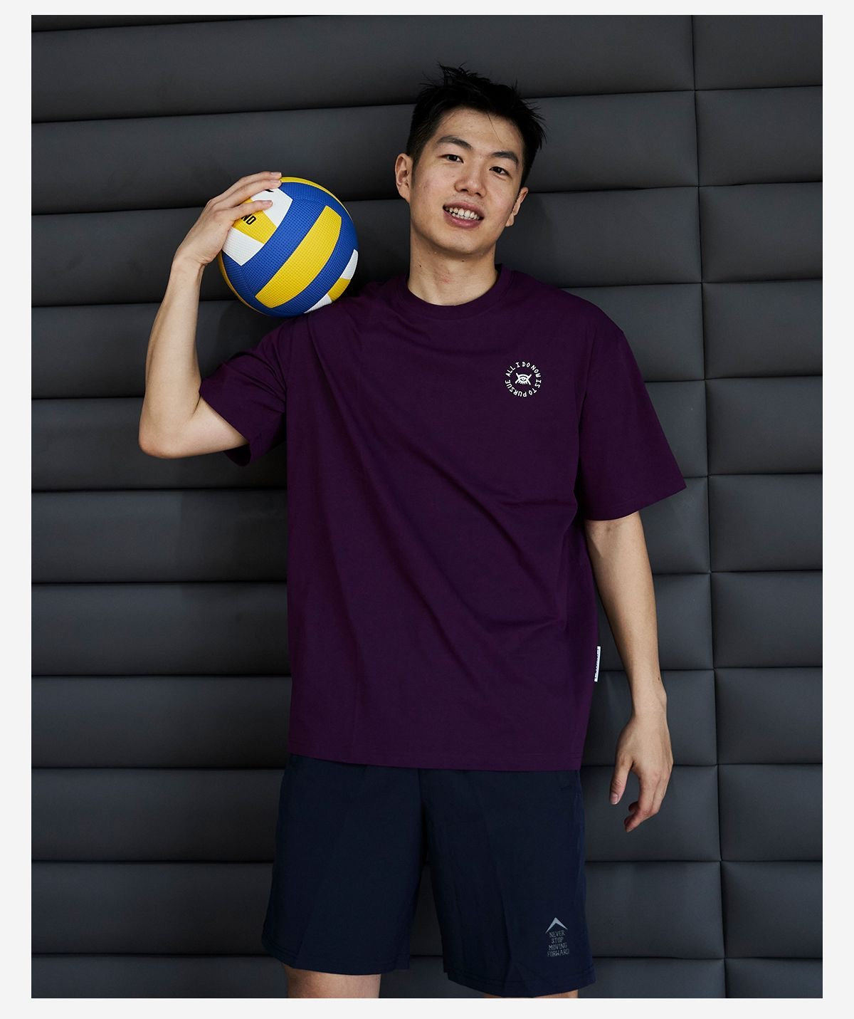 濕顯感應印花速乾運動短袖