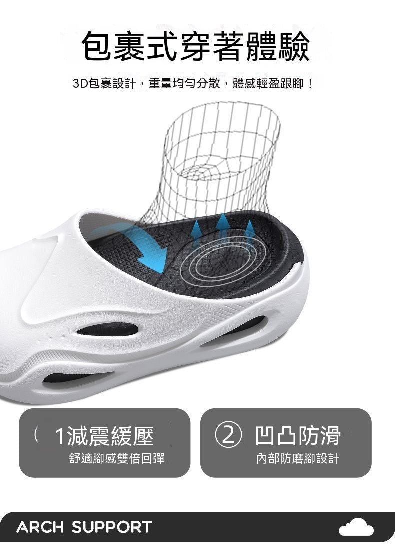 鯨雲拖足弓支撐拖鞋