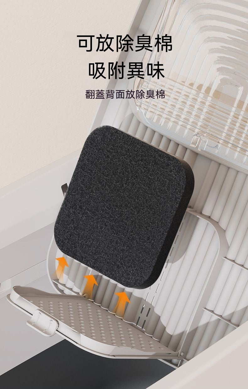 雙開門全封閉超大號貓砂盆