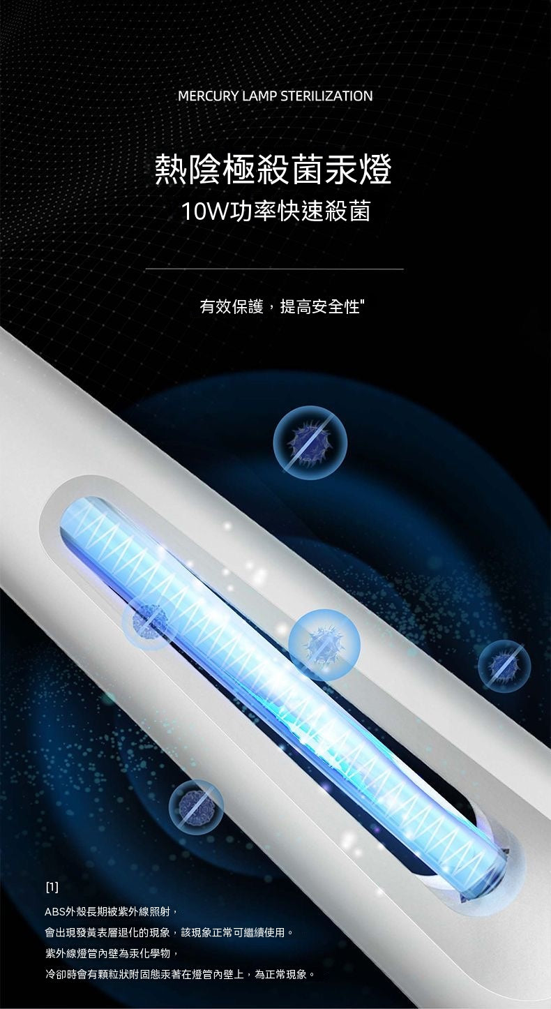 母嬰級無線充電式紫外線燈