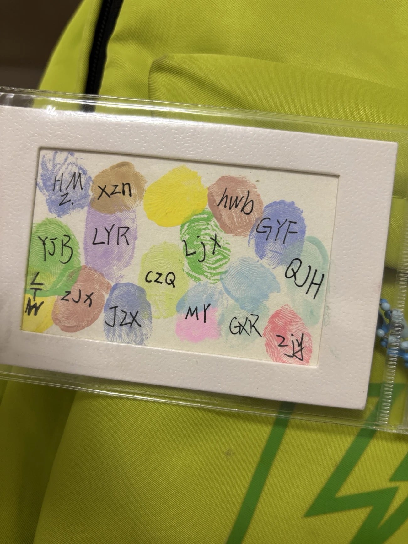 DIY拍立得指紋印賀卡