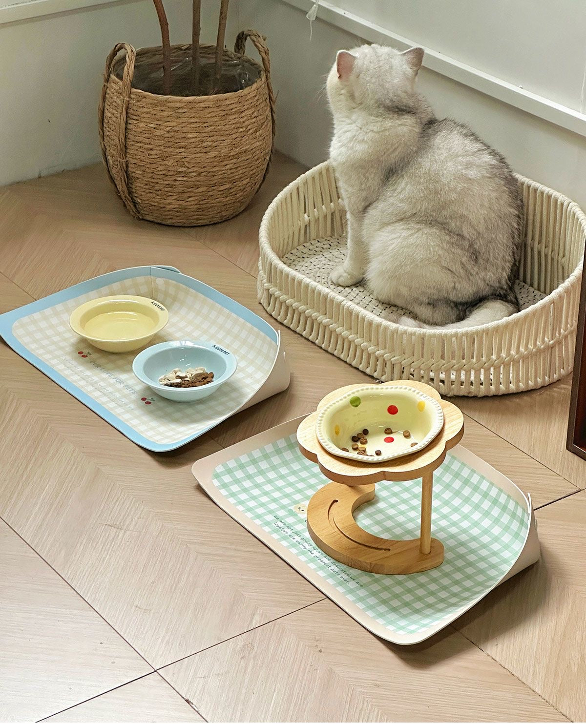 PU皮革寵物防灑餐墊