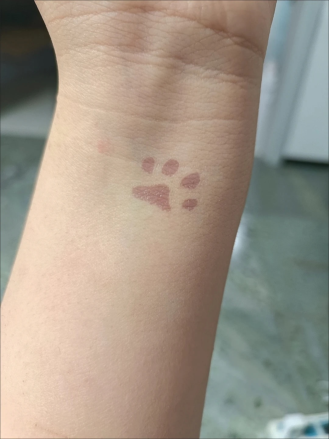 貓爪溫變變色紋身貼